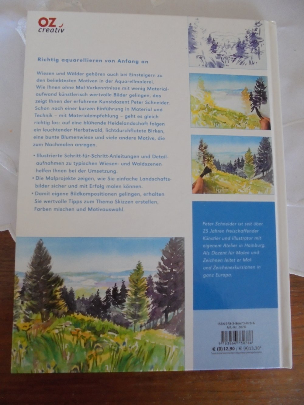 Buch Aquarell Basics Wiesen und Wälder zeichnen lernen