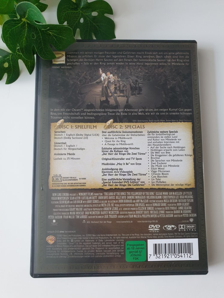 DVD Herr der Ringe - Die Gefährten 