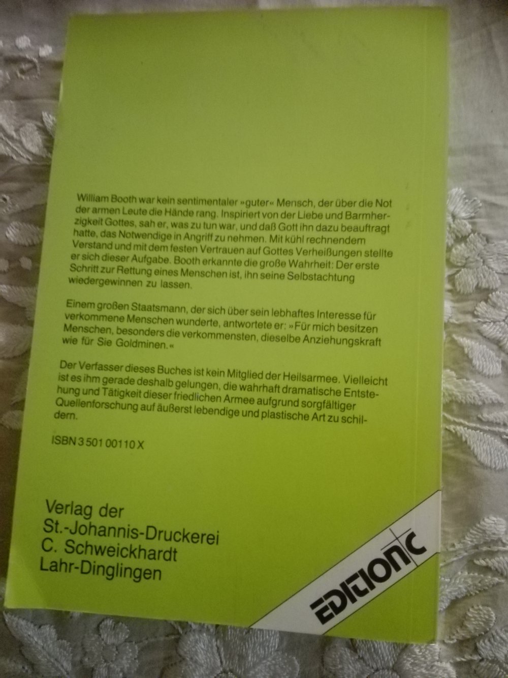 Die Geschicht der Heilsarme, Richard Collier, William Booth