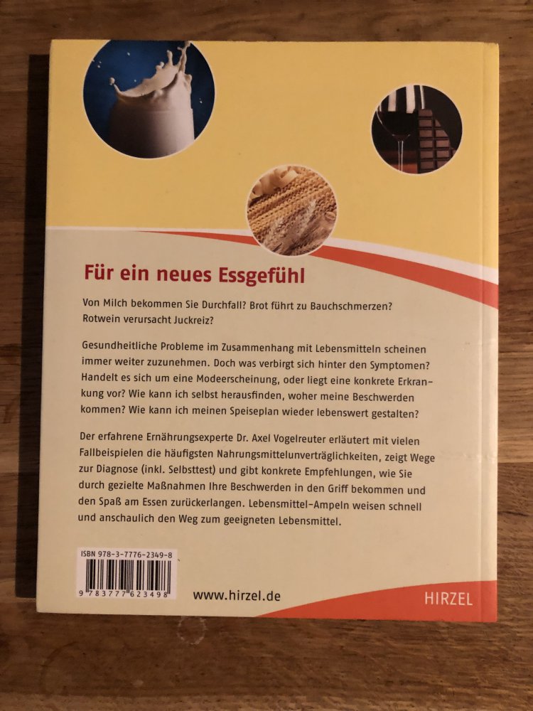 Nahrungsmittel-Unverträglichkeiten