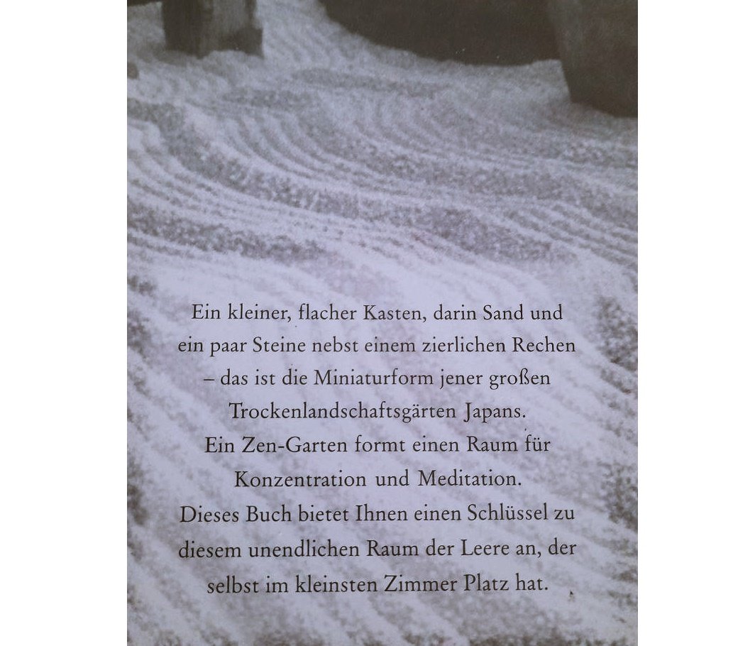 Der kleine ZEN-Garten - Matta Horn