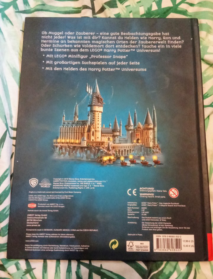 Lego Harry Potter Das Magische Suchbuch OHNE Minifigur