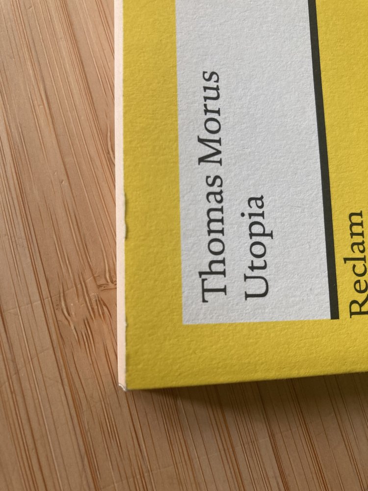 Thomas Morus – Utopia / Reclam Klassiker UB