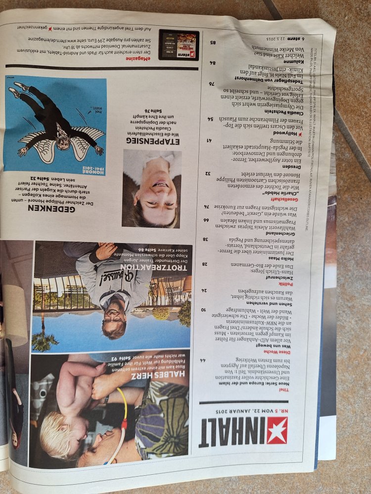 Zeitschrift stern Nr. 5 vom 22.1.2015 Der ewige Zorn