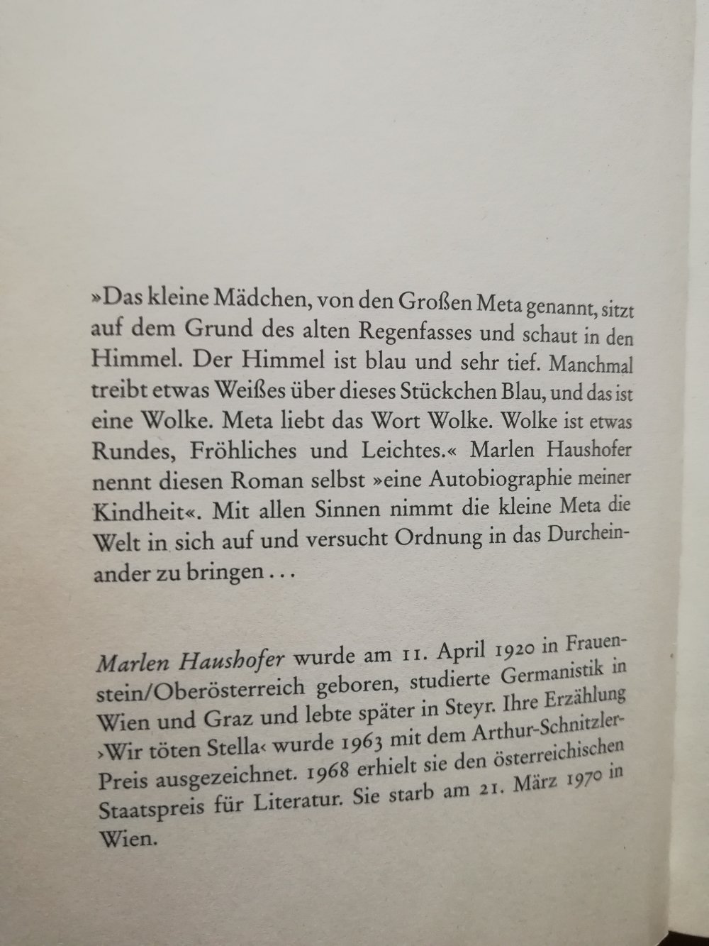 Himmel, der nirgendwo endet