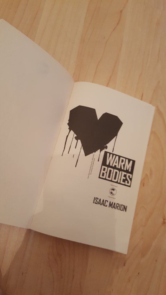 Warm Bodies Buch 