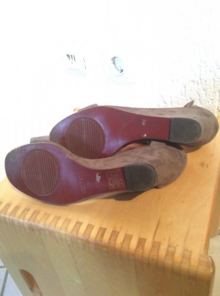 Chie Mihara Plateau Wildleder Sandale Sandalette Pumps 