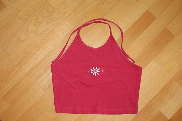 Esprit Top Neckholder sportlich rot boho hippie Gr.S