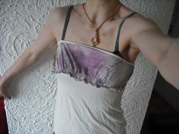 Neckholder Top mit Perlen