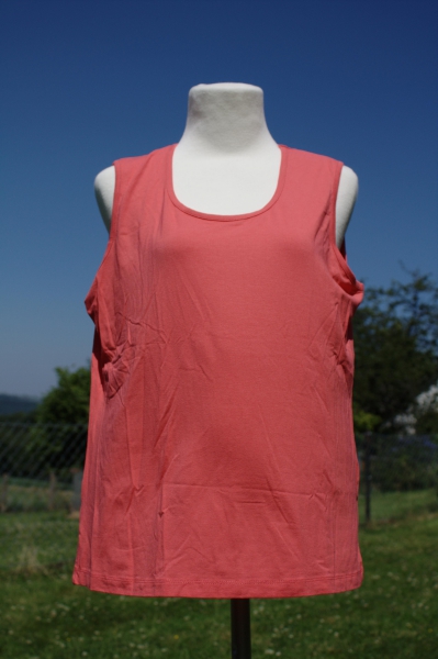 Top Walbusch pink ärmellos locker sitzend 