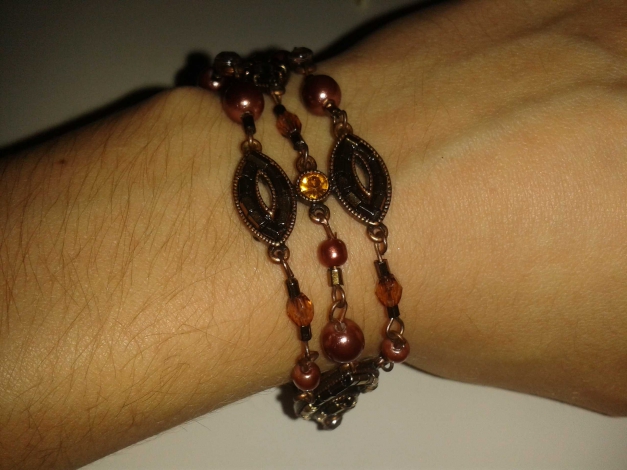 Bronze farbenes Schmuckset