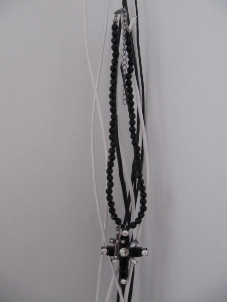 SEHR SCHÖNE KETTE KREUZ GOTHIK NEU 