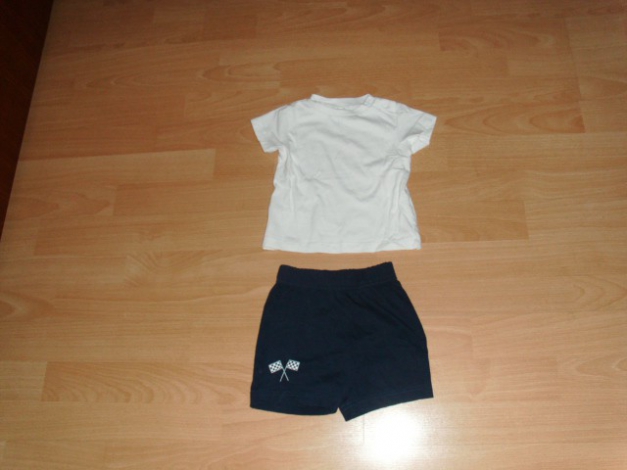 2 Teiler von Baby Club, T-Shirt und kurze Hose, Gr. 74