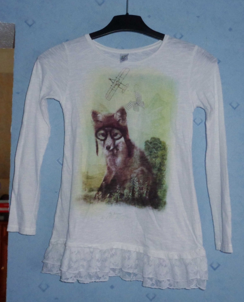 Sweatshirt Fuchs Print 