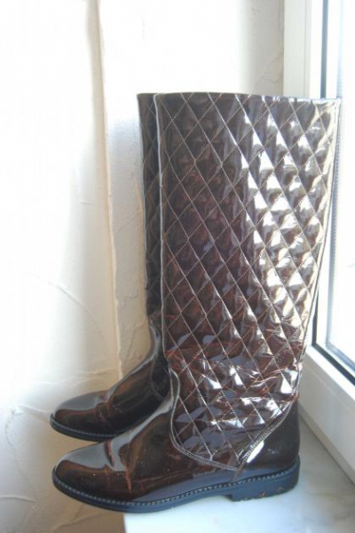 Exclusive Gesteppte Stiefel Boots Schuhe 