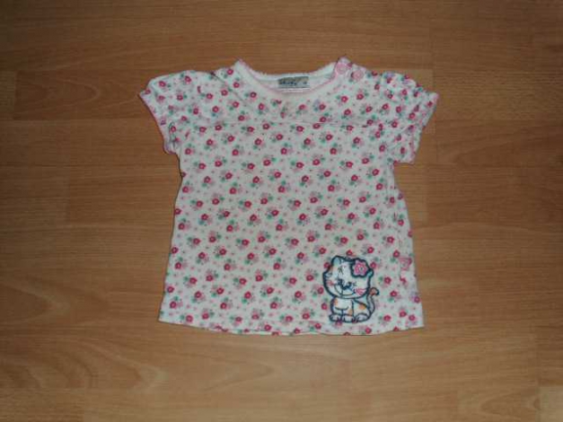 T-Shirt, wollweiß mit Motiven, Gr. 80