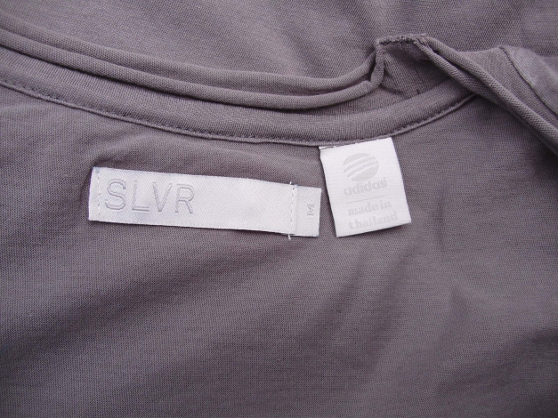 adidas Shirt SLVR grau leicht Rollsaum M