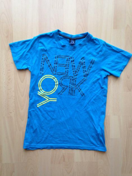 Tshirt gr 158/164 blau