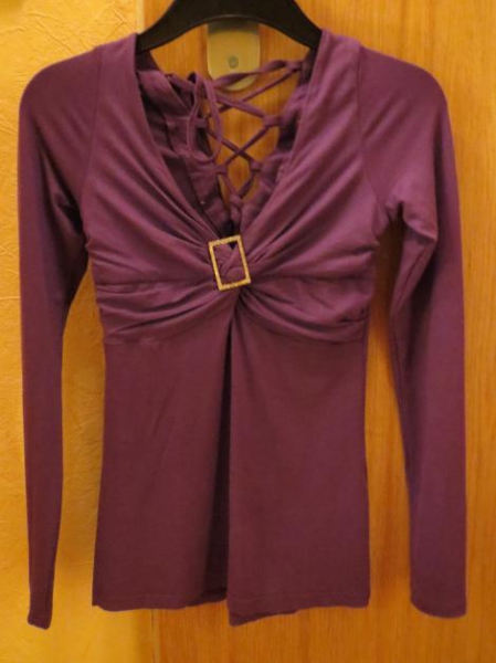 Shirt, Oberteil, Gr.36/38, lila 