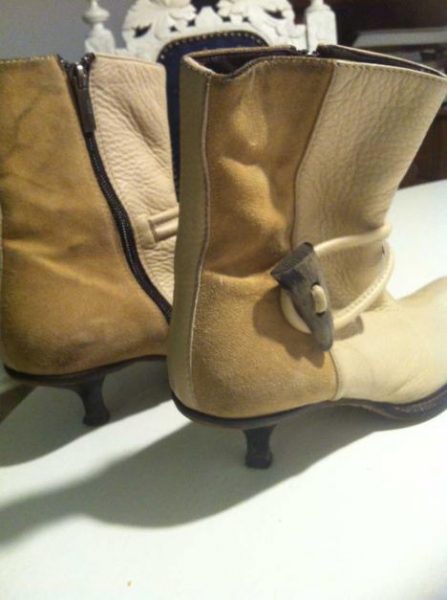 COCCINELLE Stiefel,Stiefeletten-Leder-Gr.7,5-Gr.41