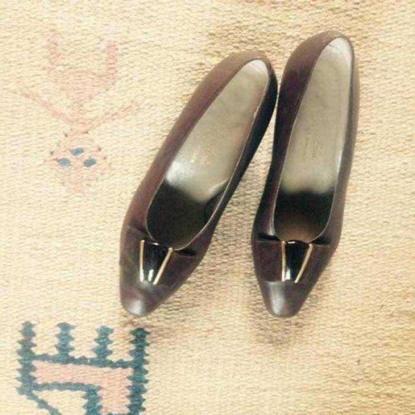 Brauen Pumps hoch Qualität Schuhe 37 4 1/2 / Alexandria