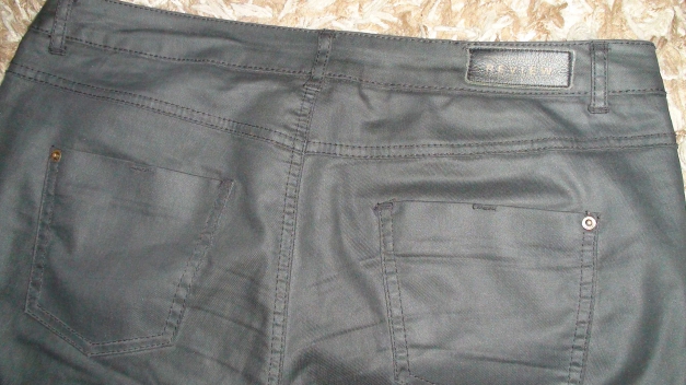 Review Jeans in Lederoptik Gr.XL