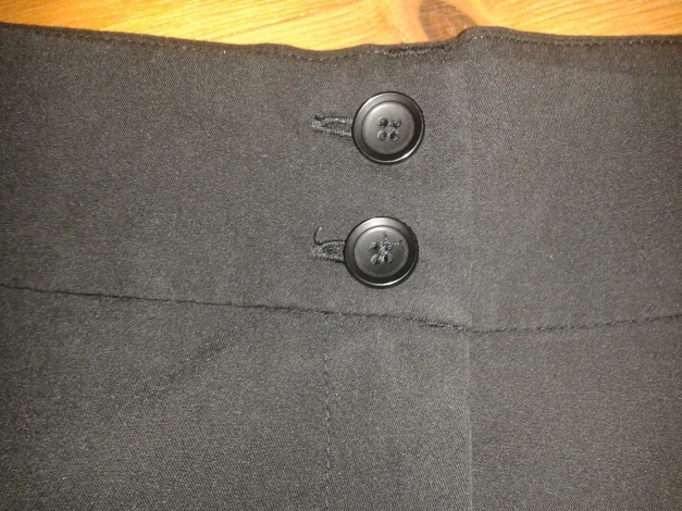 schwarze Stoffhose, Hotpants / Pimkie, kurze Hose Gr. S/M