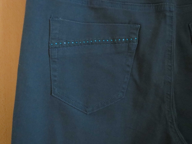 Jeans, Gr.42/44, petrol