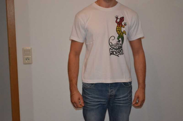 Puerto Galera Philippines Shirt mit Gecko