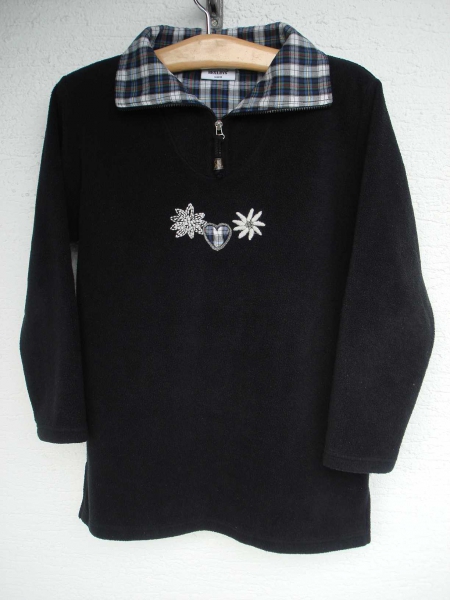 langer Fleece-Pulli