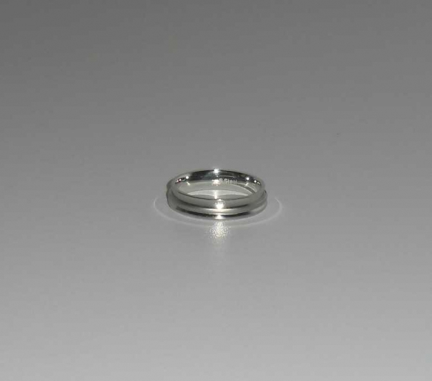 Schön designter Ring, Edelstahl 19,7 mm