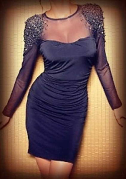 Heine, Ashley Brooke Abendkleid, Nachtblau, Kleid Gr.44, NEU!