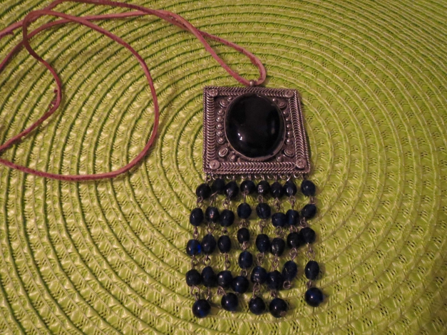 Vintage Kette mit Anhänger, 51 cm