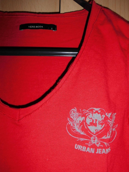 Rotes Vero Moda Shirt Gr. S