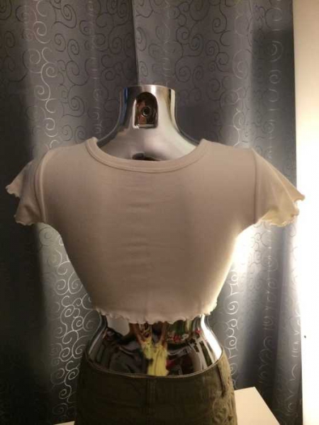 Crop Top Bauchfrei Schmetterling Gr. XXS, XS