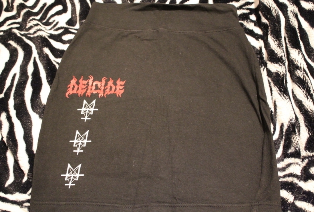 Deicide - Damenrock / Rock ultra RAR dehnbar #Death #Black #Metal #satan #deicide band