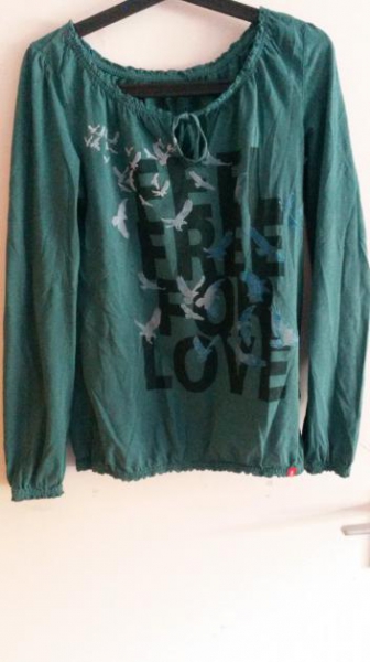 Langarmshirt mit Spruch von Esprit