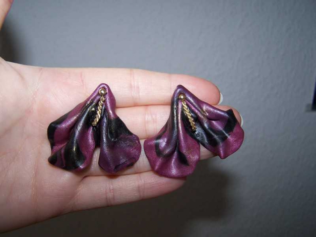 DIY Ohrstecker, Fimo.Stil 80´er