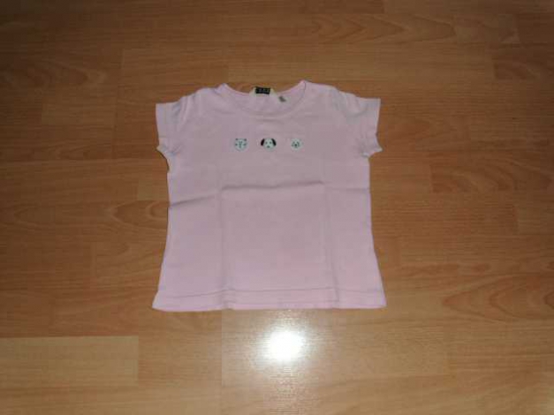 T-Shirt von Chiboogie (H&M) rosa mit Motiven, Gr. 92