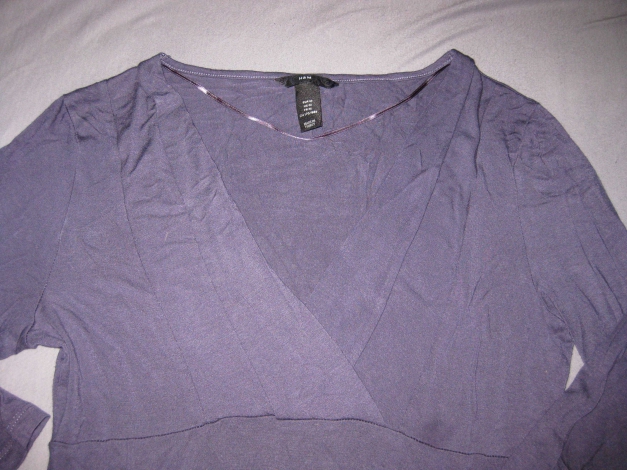 shirt, lila, h&m