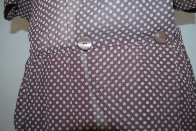 Vintage Treue Punk Pünktchen     Midikleid Kleid  Trendi