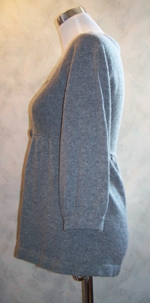 BLUE SEVEN// Graues Oberteil mit Wollanteil