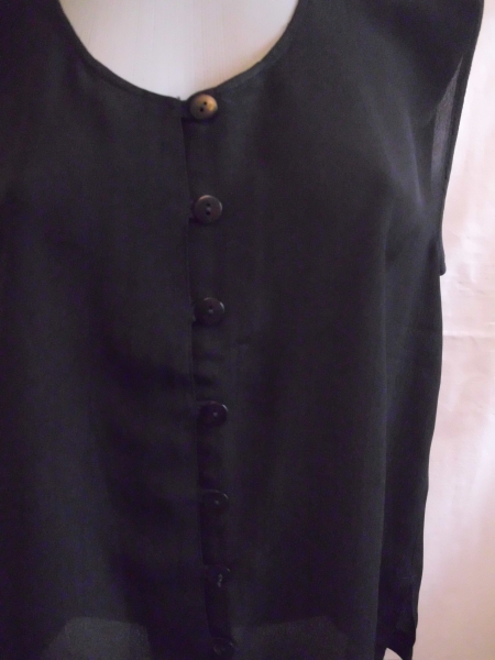 Damen Top schwarz Gr. XXL