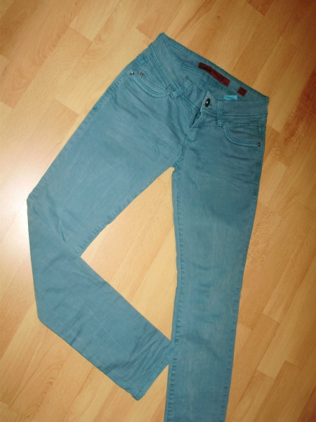 S. oliver Skinny Jeans türkis 32 / 32 passend XS