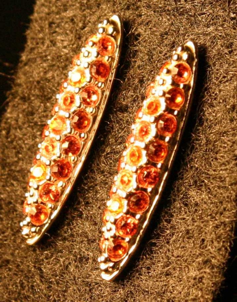 Original Swarovski Ohrstecker orange
