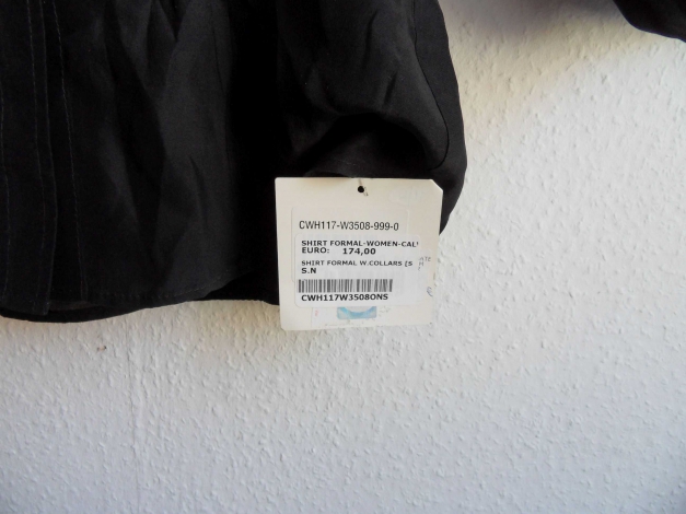 Traumhafte leichte Seidenbluse Gr. M 36 38 von Calvin Klein Jeans mit Glockenärmeln