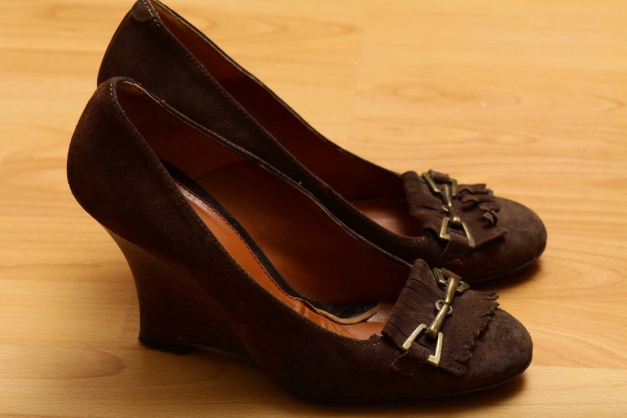 Zara Wedges Pumps Wildeleder