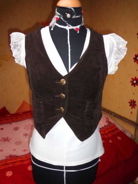 Orsay Victorian Weste braun