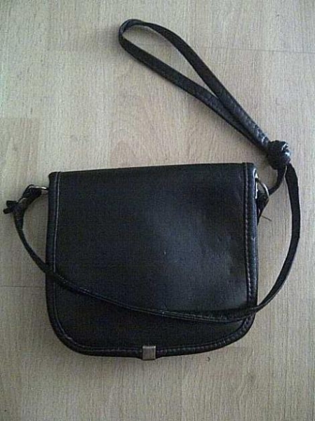 Vintage Umhängeledertasche  *braun*