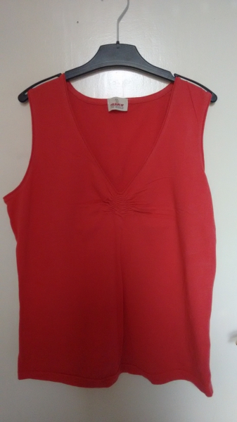 pinkrotes Tanktop Gr. 44
